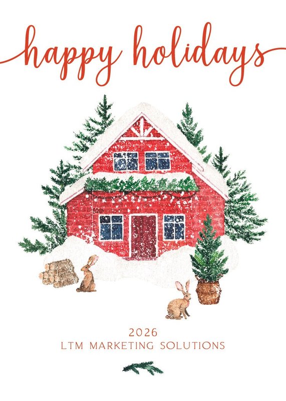 Country Snowfall card front